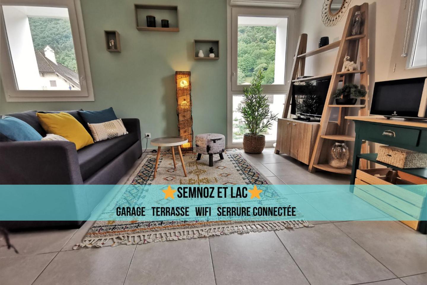 Semnoz & Lac - Wifi - Parking - Netflix - Balcon - Centre-Ville Sévrier Exteriér fotografie